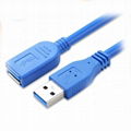 直銷純銅藍多功能防水快充USB 3.0延長線，高速移動硬盤 2