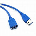 直銷純銅藍多功能防水快充USB 3.0延長線，高速移動硬盤 3