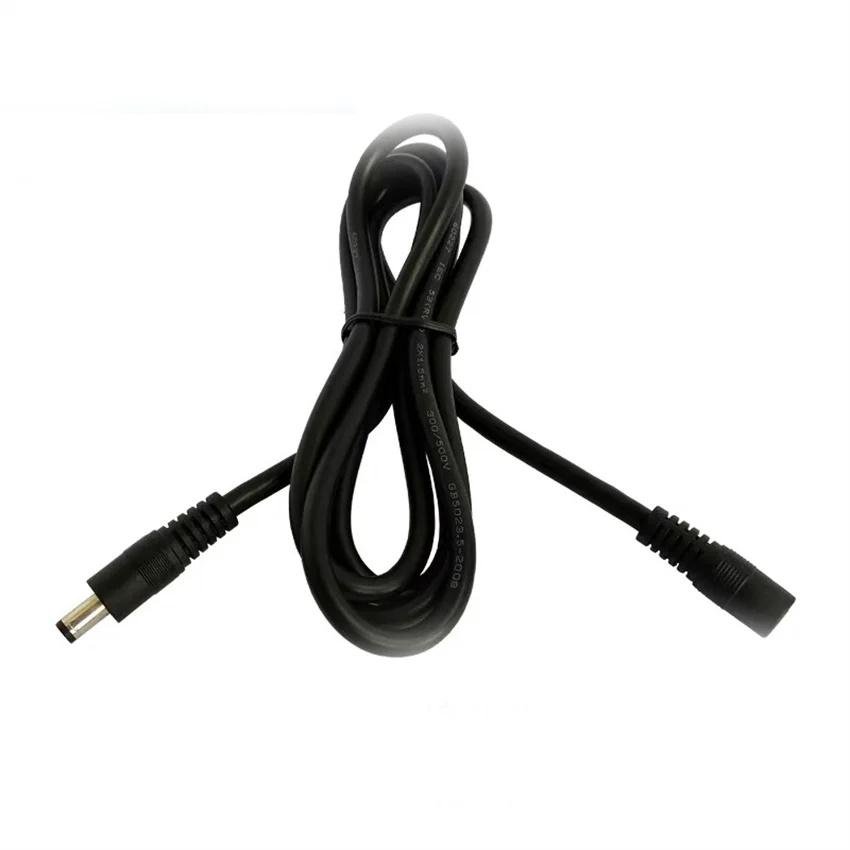 Direct selling pure copper black DC5521 extension cord power cord extension