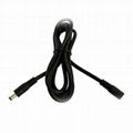 Direct selling pure copper black DC5521 extension cord power cord extension 1