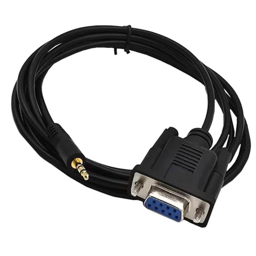 直銷純銅RS232串行電纜音頻線DB9母轉立體聲DC2.5mm對講機連接線