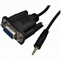 Direct selling pure copper RS232 serial cable audio cable