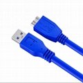 USB 3.0 data cable, hard drive cable, dual copy male head 4