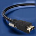 直销HDMI高清线M3螺丝固定2.0版4K1080P机顶盒投影仪工程连接 4