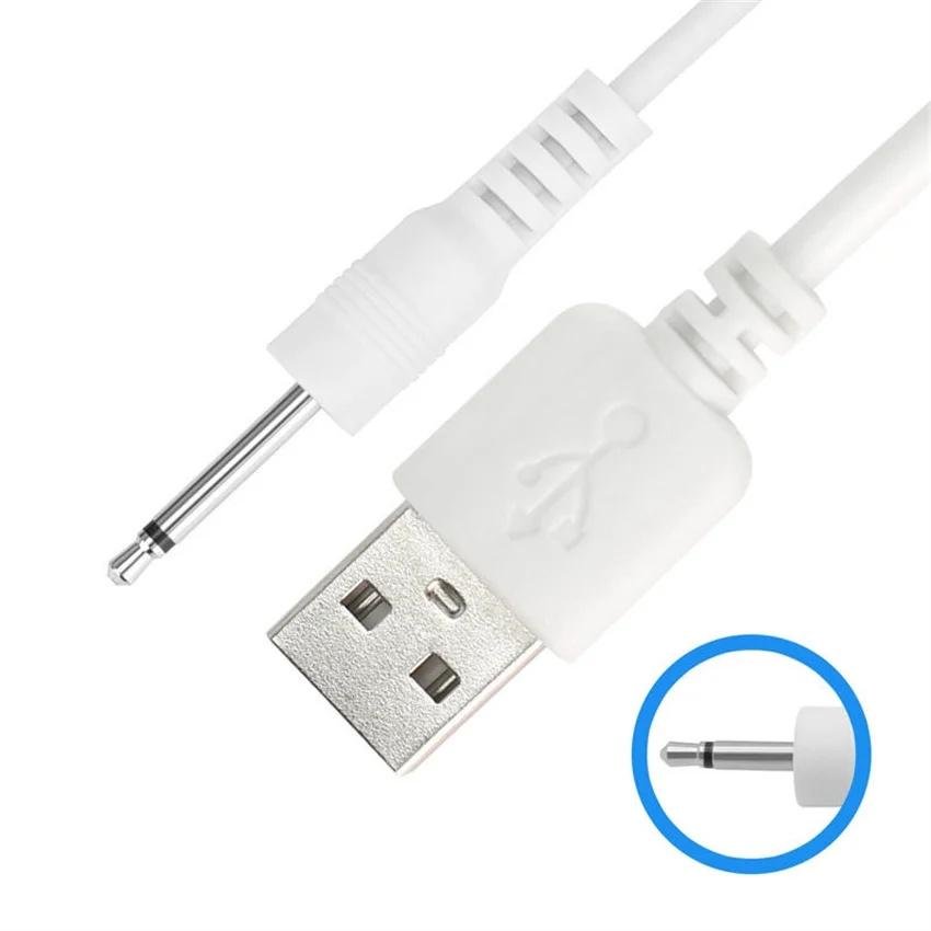 USB to DC2.0/2.5MM sex toy charging cable, adult sex product power cable