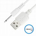 USB to DC2.0/2.5MM sex toy charging cable, adult sex product power cable 1