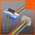 直销纯铜串口2.54mm端子带线至DB9引脚信号带线FC线10P232至IDC带线 2