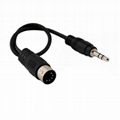 3.5cm MIDI5-core male audio adapter