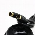 Pure copper S-terminal S-Video video cable, round headed small 4-pin  2
