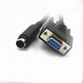 PS2 to serial port 9-hole 9-pin cash register needle printer cable S terminal 4