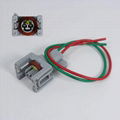 A pair of 15CM open end wires for the waterproof plug  4