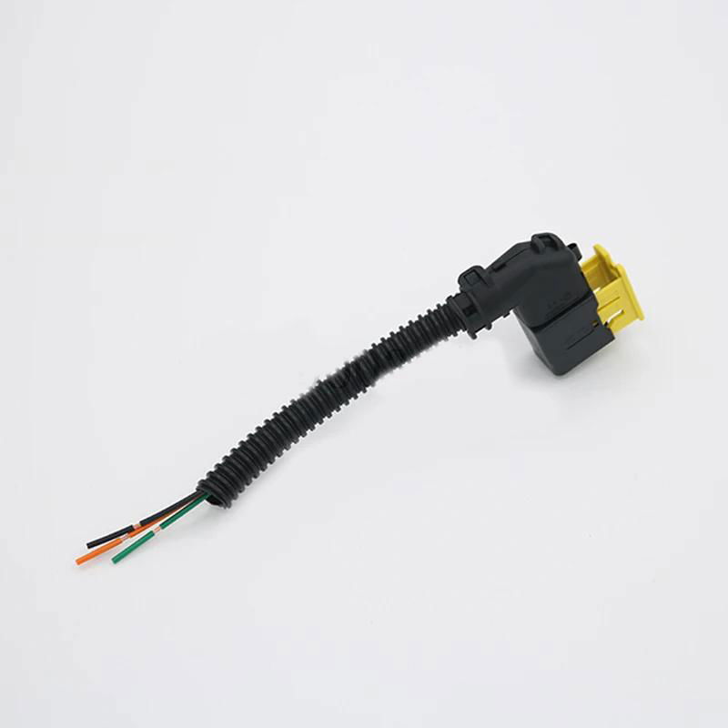 Car truck 2P elbow black+orange push card speed lock solenoid valve plug 4