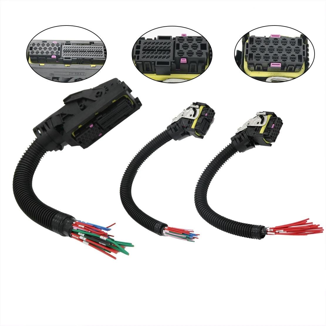12PDouble headed black connector with corrugated tube 3