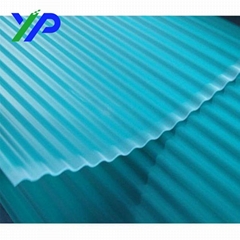 CIRCULAR CORRUGATE POLYCARBONATE SHEETS