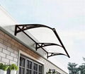SOLID POLYCARBONATE AWNING