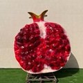 戶外卡通水果蔬菜玻璃鋼雕塑仿真草莓裝飾農場櫻桃南瓜大白菜擺件 1