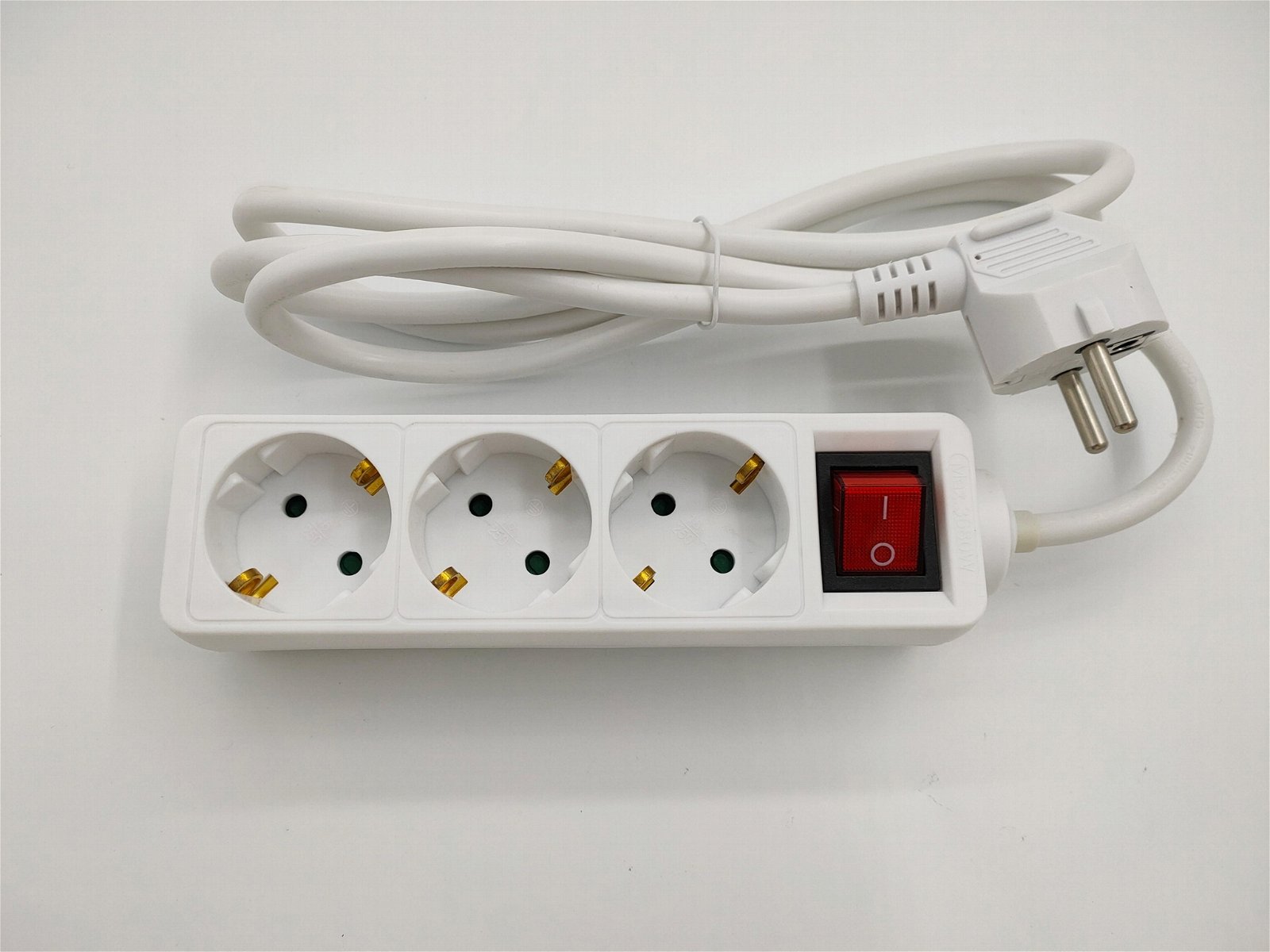 Germany type extension socket with 2 pole switch 2