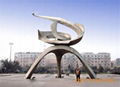 大型創意不鏽鋼廣場景觀雕塑擺件