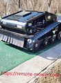 Multifunctional wireless long distanceradio controlled slope mower 2