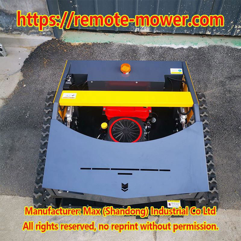 Mini Tracked Slope Mowers Remote Crawler Machine with50 60 70 80 cm Mowing Width 3