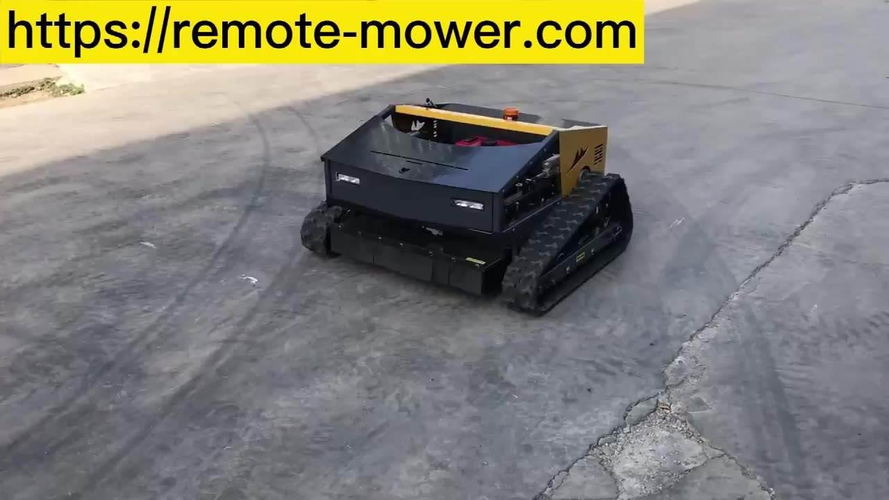 Mini Tracked Slope Mowers Remote Crawler Machine with50 60 70 80 cm Mowing Width 5