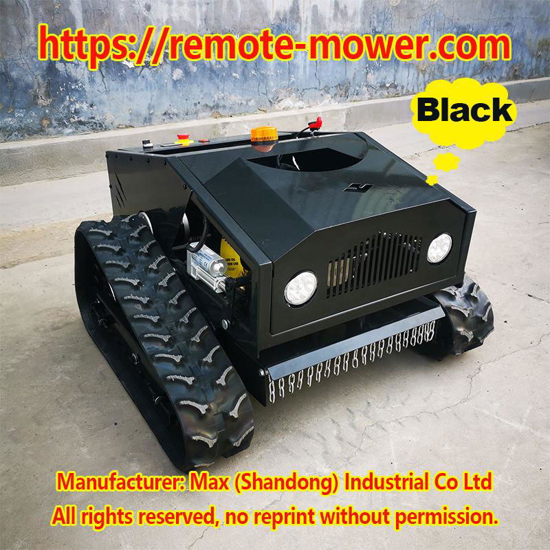 Reconmended Industrial Slope lawn mower with remote control brush cutter on trac 3