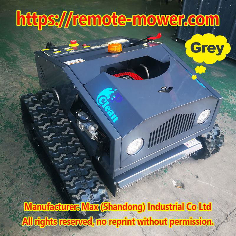 Reconmended Industrial Slope lawn mower with remote control brush cutter on trac 5