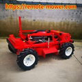 2022 New Commercial 4WD Wireless Remote Control Slope Mower for sale 1