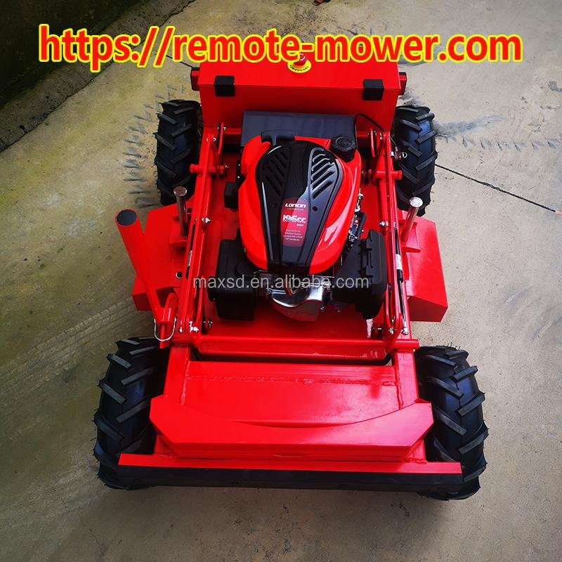 2022 New Commercial 4WD Wireless Remote Control Slope Mower for sale 3
