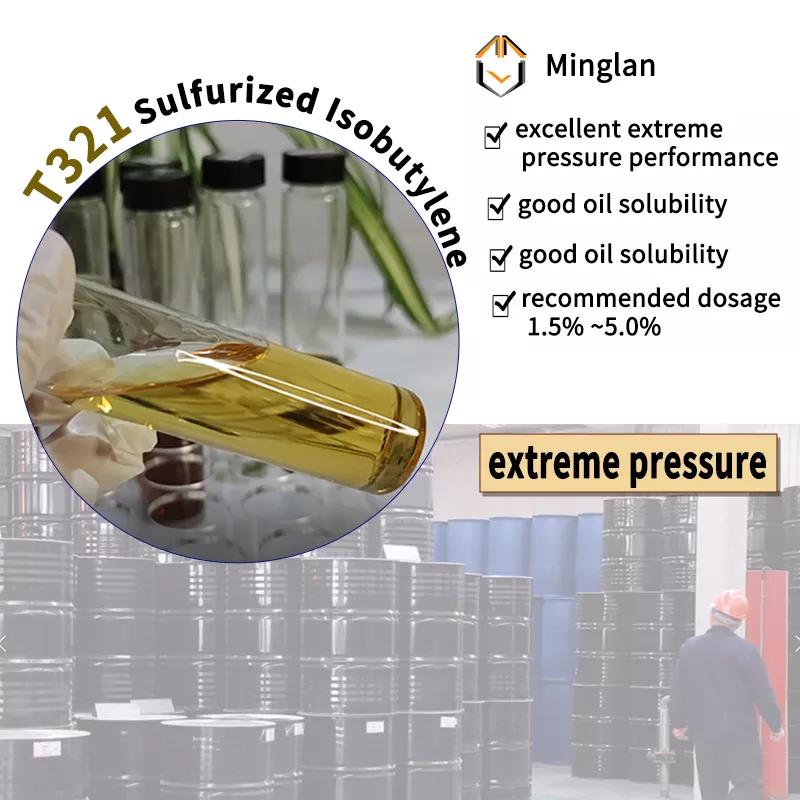 T 321 extreme pressure Sulfurized Isobutylene for industrial gear oils