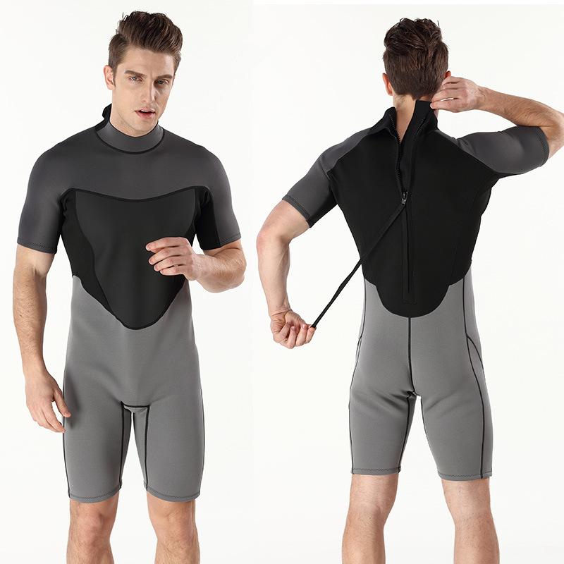 Salable shorty 3mm neoprene wetsuit breathable surfing spearfishing Scuba diving 3