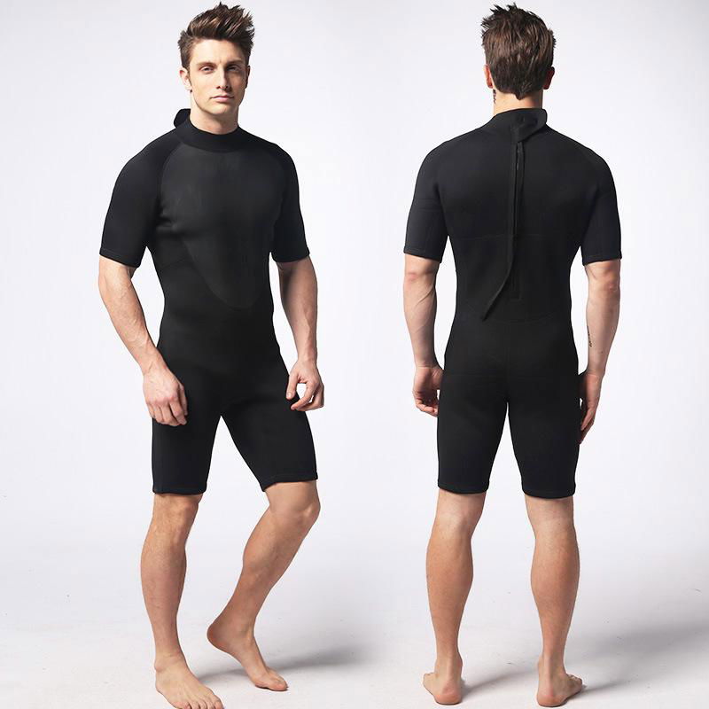 Salable shorty 3mm neoprene wetsuit breathable surfing spearfishing Scuba diving 5