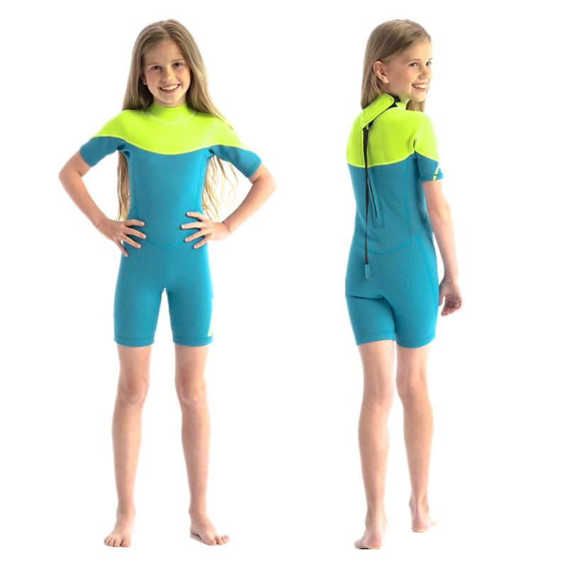 Custom Design Kids Diving Surfing Wetsuits One Piece Neoprene Swimming Suit for  3