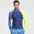 Men's Rash Guard Diving Suit Long Sleeve Sunscreen Swimsuit Surfing Suit 5