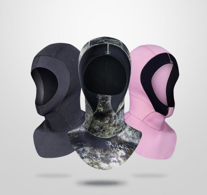 3mm 5mm Limestone Neoprene Diving Hood Waterproof Camouflage Head Cover