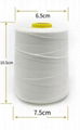 Factory low moq 5000yards dyed spun 100% polyester sewing thread for close women