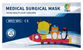 3 Ply Type IIR Medical Surgical Mask for Kids 3