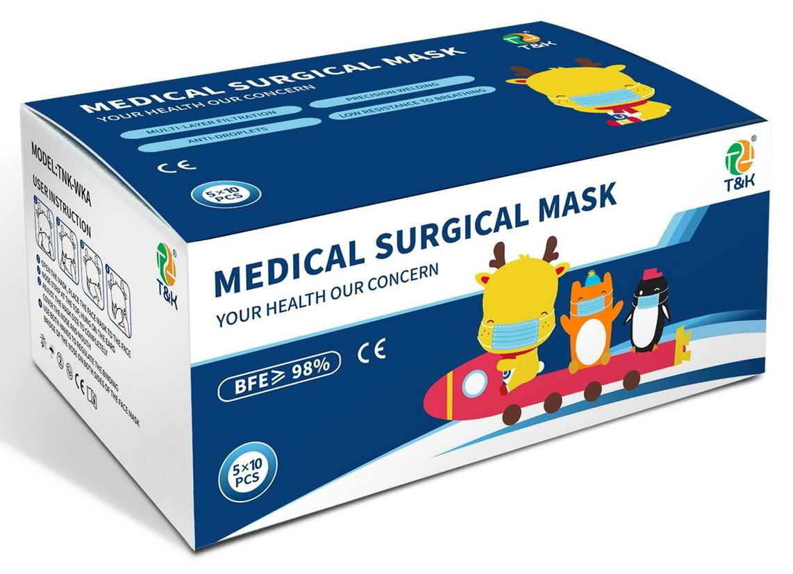 3 Ply Type IIR Medical Surgical Mask for Kids 4