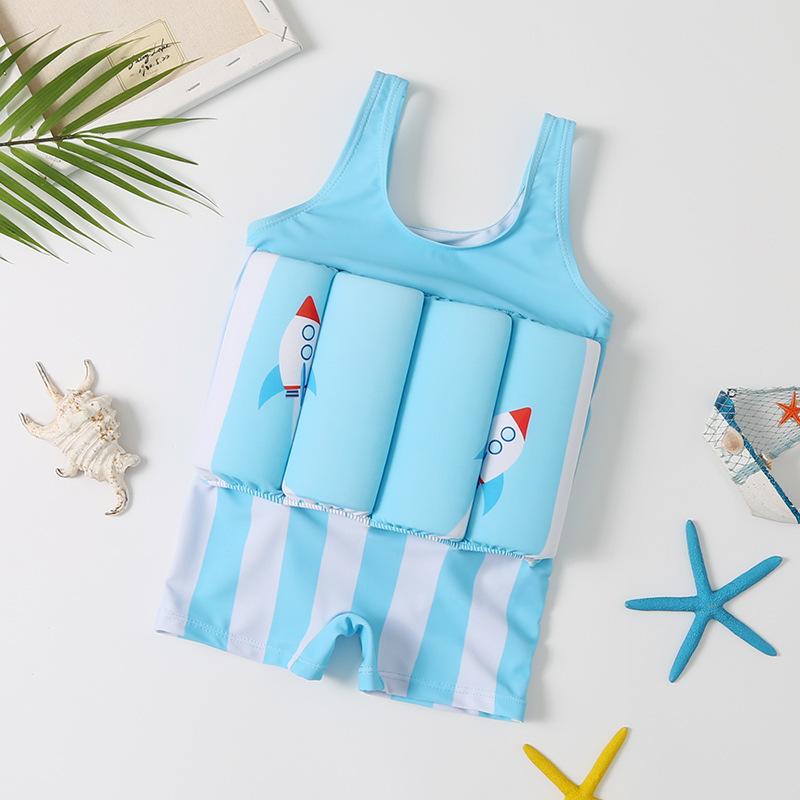 New Hot selling kids float suit swimwear boys girls swimsuit