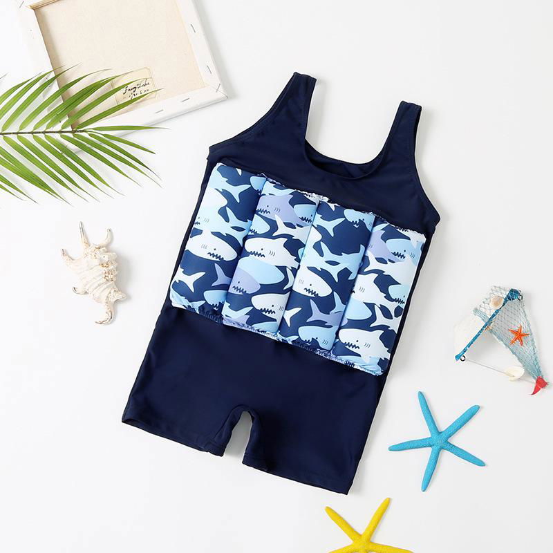 New Hot selling kids float suit swimwear boys girls swimsuit 4