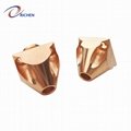 OEM Customized High Precision CNC Milling Machining Copper Parts for Automation 4