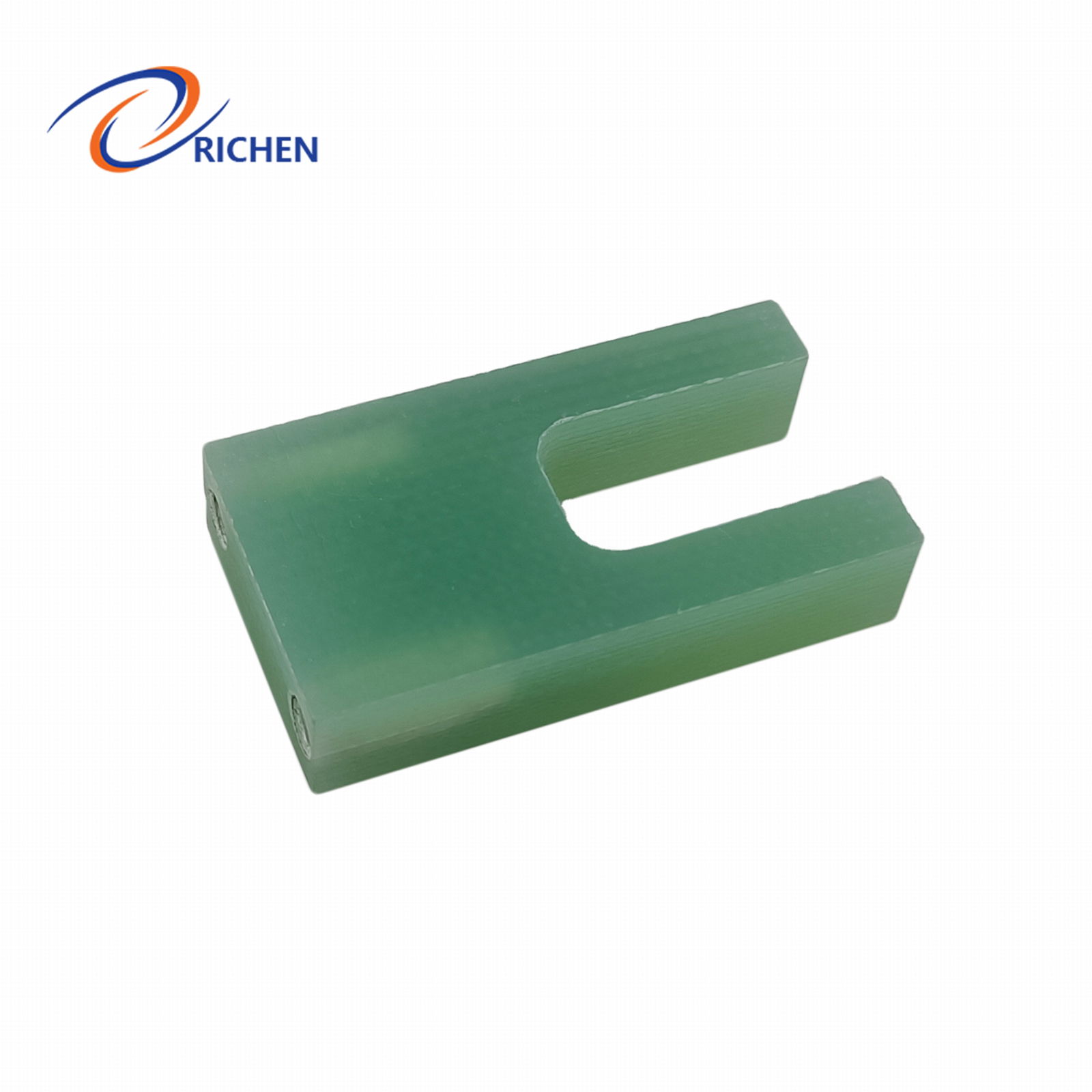 OEM Customized CNC Machining High Precision Green Color Glass Fibre 2