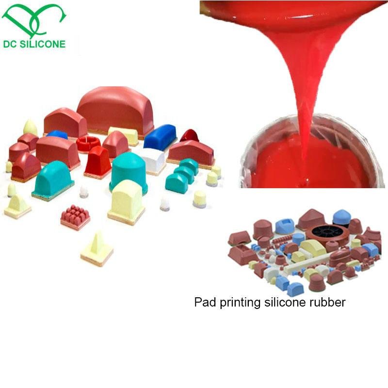 rtv-2 condensation cure pad printing silicone rubber for porcelain