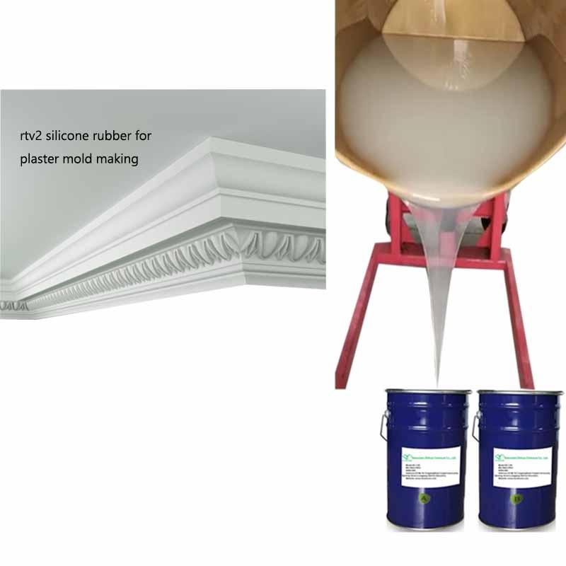 Good Operate Plaster Gypsum Mold Making Liquid Silicone Rubber 4