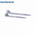 Open-end Wrench with Sharp Tail Tightening Hexagonal Square Head Sharp Wrench