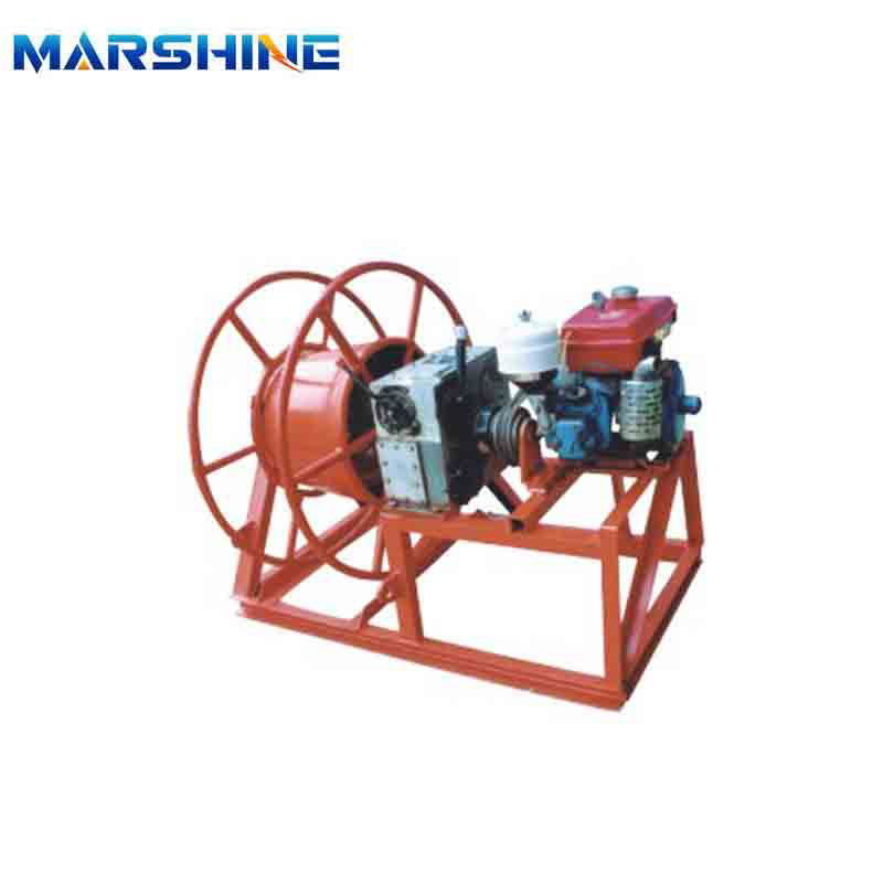 5 Ton 30 Kn Belt Drive Recovery Wire Take-up Machine 3