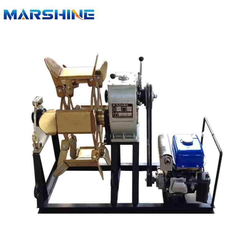 5 Ton 30 Kn Belt Drive Recovery Wire Take-up Machine 4