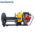 5 Ton 30 Kn Belt Drive Recovery Wire Take-up Machine