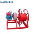 5 Ton 30 Kn Belt Drive Recovery Wire Take-up Machine