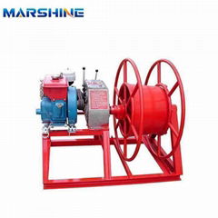 5 Ton 30 Kn Belt Drive Recovery Wire Take-up Machine